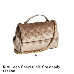 GUESS Kim Logo Convertible Crossbody